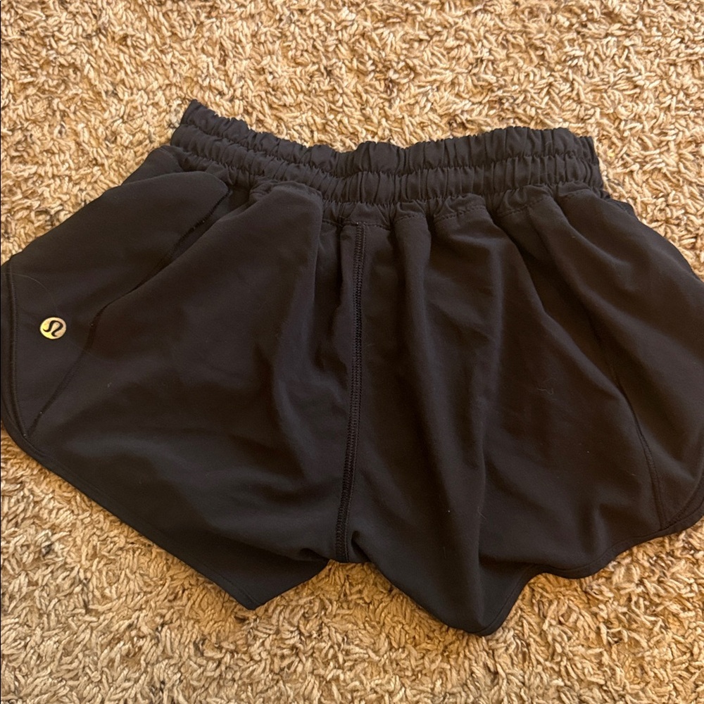 Women's Black Athletic Shorts - Picture 3 of 3